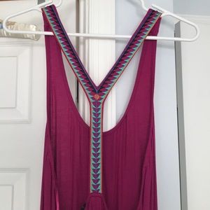 Maxi dress, detail on low cut back